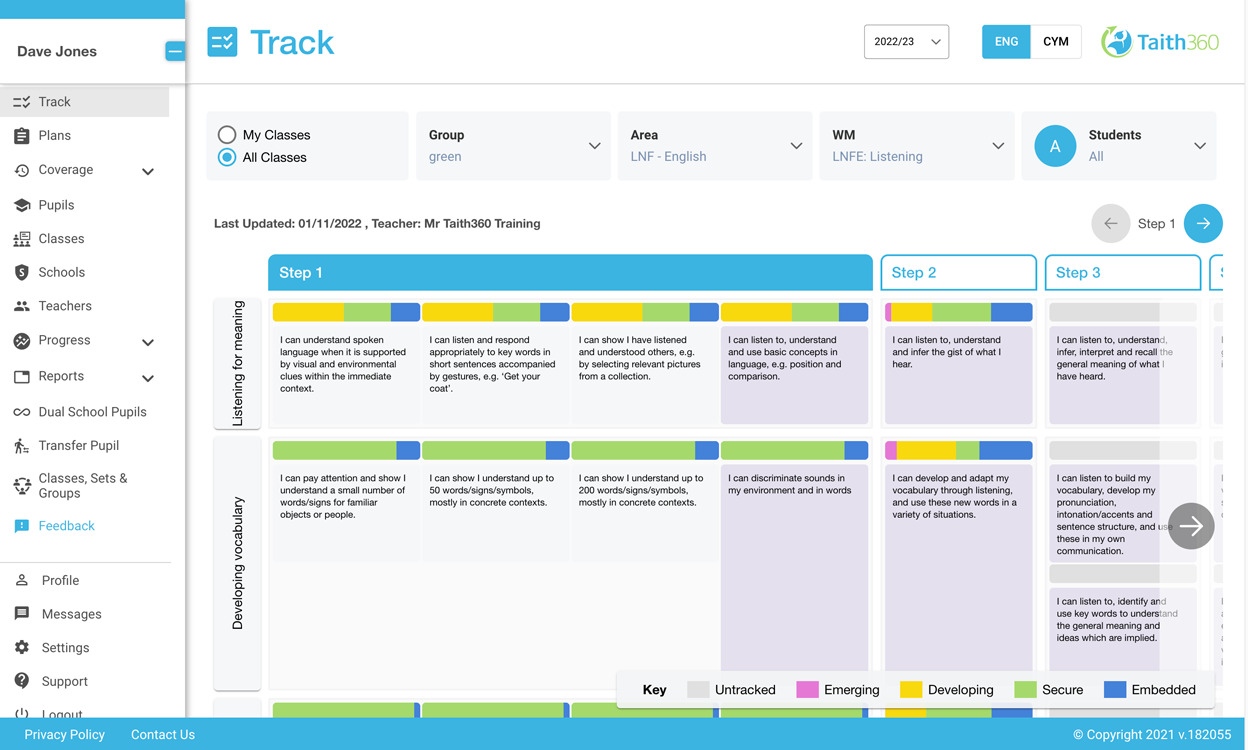 Taith360 planning and assessment tool